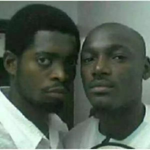 Epic Throwback Selfie of 2face Idibia and Basketmouth